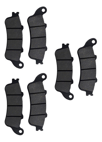 3 Pares De Pastillas De Freno Para Honda Cb1100sf Xl1000 X11