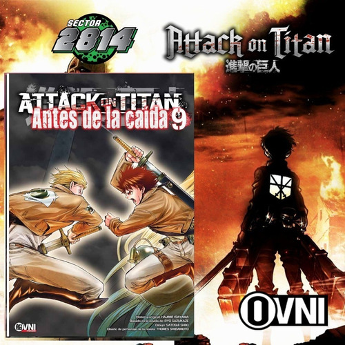 Attack On Titan Antes De La Caida Vol. 9 - Ovni