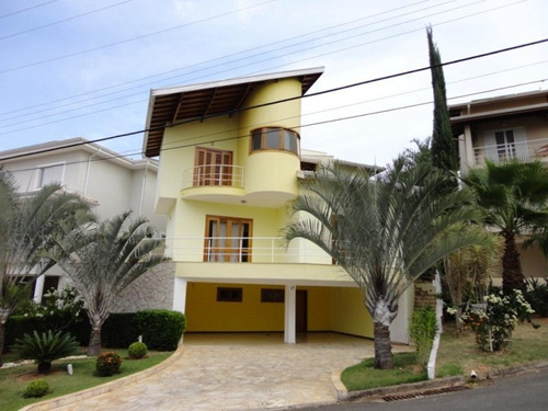 Imagem 1 de 30 de Ampla Casa A Venda Com 4 Suítes Condomínio Millenium Em Valinhos - Ca0767 - 31962603