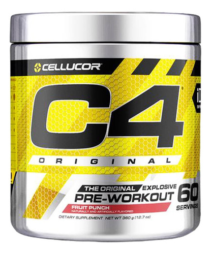 Cellucor C4 60 Serv.! Pre Entreno Usa Sabor Ponche De Frutas