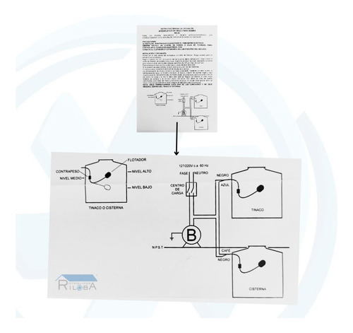 Flotador Eléctric Electronivel Tinaco-cisterna Tipo Italiano