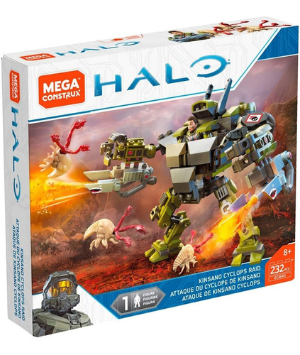 Mega Construx Halo Ataque De Kinsano Cyclops Gcm43