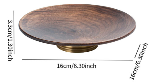 Cuenco De Madera Para Frutas Bandeja De Madera Para Servir L