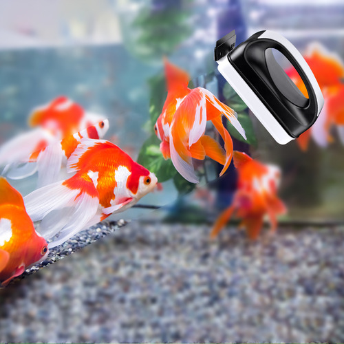 Escova Magnética De Raspador De Aquário Com Raspador Duplo