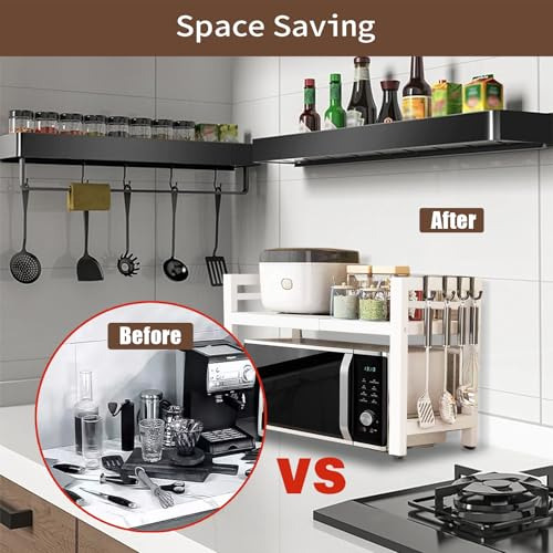 Repisa Para Horno De Microondas Extensible De Encimera, Est