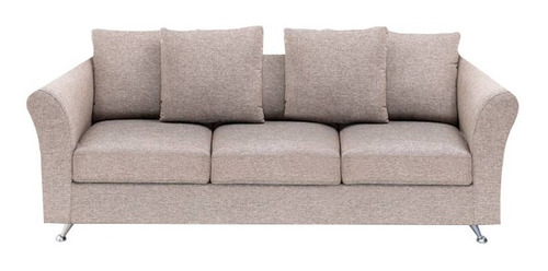 Imagen 3 de 10 de Sillon Trento One De 3 Cuerpos 1,80 M Chenille Premium