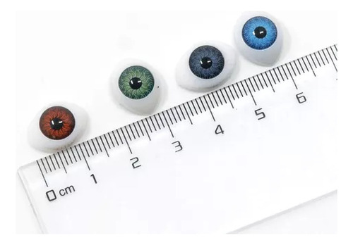 60 Piezas Doll Eyes 16mm Ojos De Muñeca Redondo Acrilico Glo