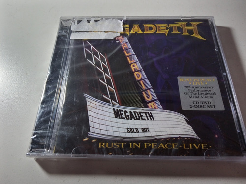 Megadeth Rust In Peace Live Cd + Dvd