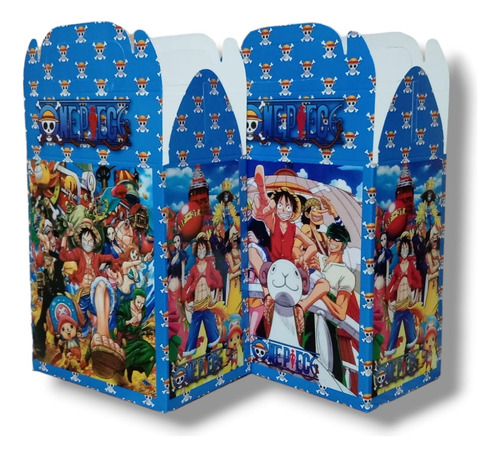 One Piece Pack 50 Cajas Dulceras Para Cumpleaños.