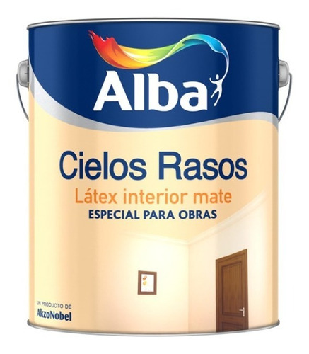 Latex Para Cielorraso Alba 20 Lts Pintura Antihongo