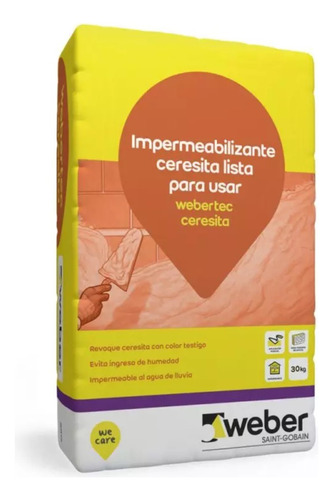 Webertec Ceresita Impermeabiliz Ceresita Lista Usar- Cotizac