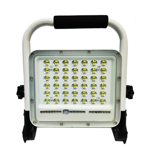 Foco Trabajo Led Recargable 100w Con Soporte Potente Bateria