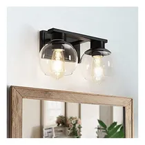 Comprar Lámparas De Pared De Tocador De Baño Moderna Negra