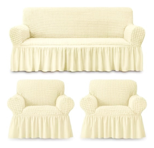 Set De Fundas Cubre Sillon Turca 3+1+1