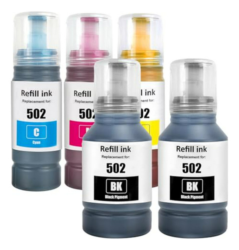 Tinta Recargable Para Ecotank Y Otros Modelos - 502.