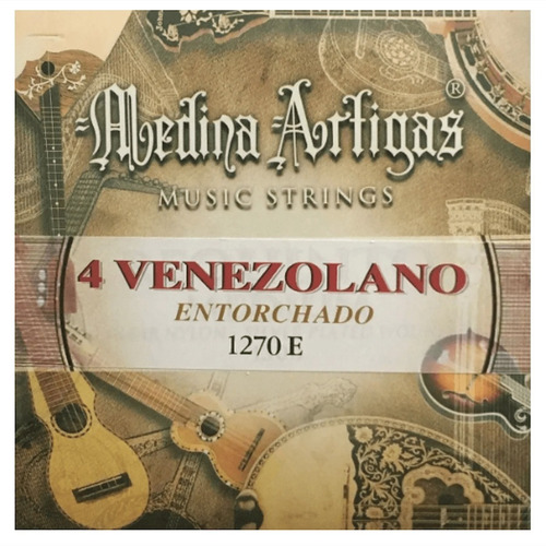 Encordado Medina Artigas 1270e Cuatro Venezolano Musicapilar
