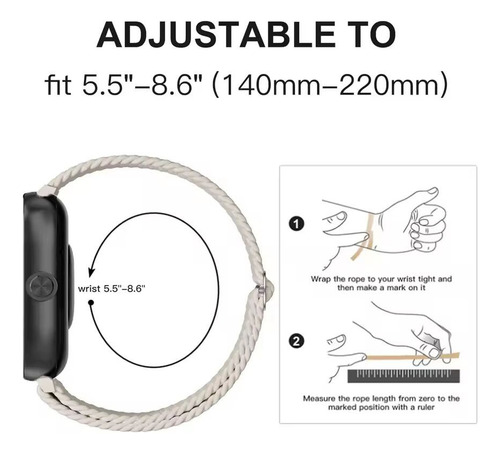 Malla Elastica Para Redmi Watch 4 Watch 5 Band 8 Pro 9 Pro 15 0 Cm