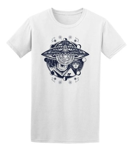 Playera Camiseta Egipcia Los Ovnis Son Reales Nave Alien 