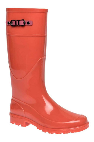 Bota Lluvia Mujer Top Moda 748 Naranja 105-399