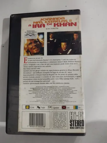 Vhs Star Trek Ii A Ira De Khan - Jornada Nas Estrelas | MercadoLivre