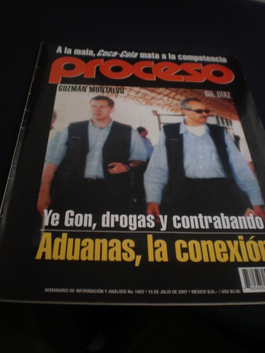 Proceso Ye Gon, Drogas, Aduanas La Conexión # 1602, 2007