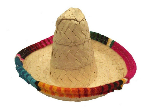 Sombrero Mexicano Perro Mediano Fabricado Palma Pet Pals