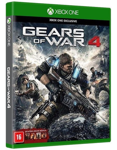 Gears Of War 4 Coleção 1,2,3 E 4 - Xbox One [ Mídia Física (Recondicionado)