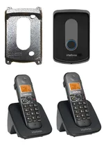 Comprar Tis 5010 Porteiro Interfone Sem Fio 2 Telefones + Protetor