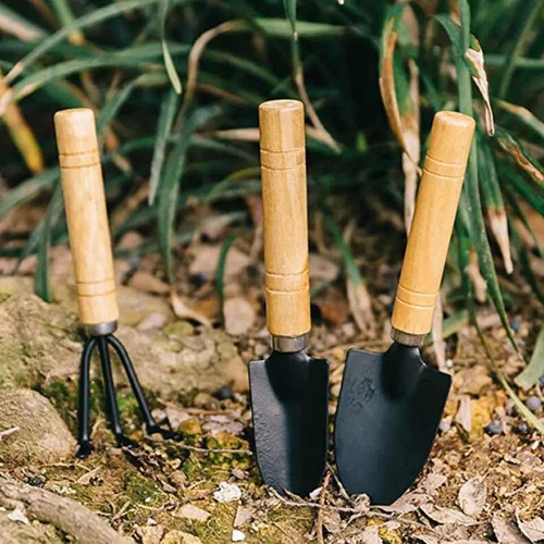 Set De 3 Herramientas Para Jardín Huerto Plantas Jardinería