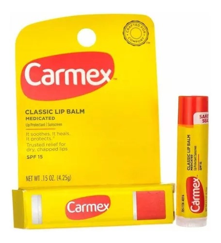Protetor Labial Carmex Classic - Lip Balm - Original Top