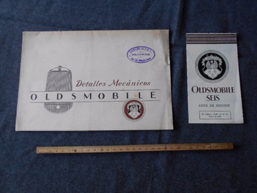 Oldsmobile 1929 Cat. Detalles Mecánicos Lista De Precios G M