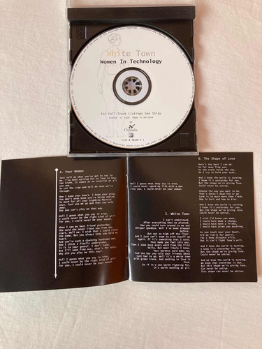 White Town / Women In Technology Cd 1997 Eu Impecable (Usado)