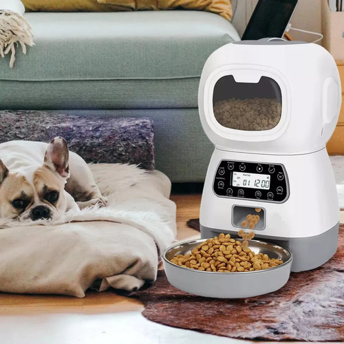 Alimentador Automático Elf Pet Feeder De 3,5 L Alimentação M