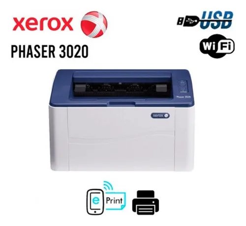 Impresora Laser Monocromatica Phaser Xerox 3020 Wifi