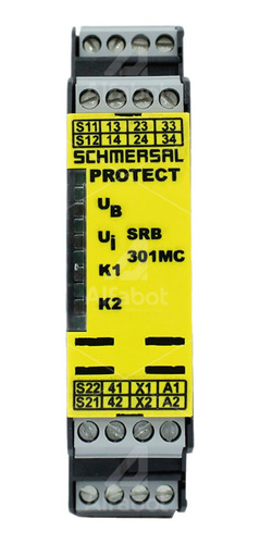 Kit Com 03 Relés De Segurança Srb 301 Mc - 24v Schmersal