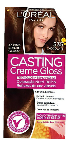  Tonalizante Casting Creme Gloss 535 Chocolate Tom 535 chocolate