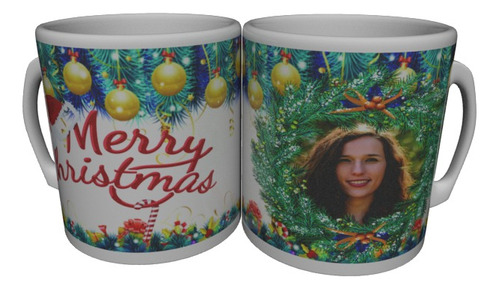 Taza, Mug Navideño Foto Personalizable 6