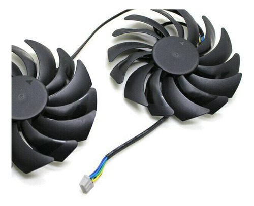 2x Pc 92mm 4 Pines Tarjeta Gráfica Fans 25dba Para Msi