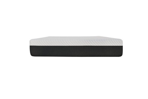 Colchón 2 plazas de espuma Viggo Espuma Namasté negro y gris claro - 140cm x 190cm x 25cm