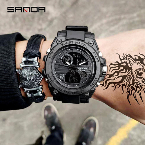 Relojes De Pulsera Con Luz Nocturna, Impermeables, Para Exte