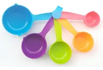 Comprar Set Juego Tazas Medidoras X 5 Plasticas Cocina Reposteria Color Surtido