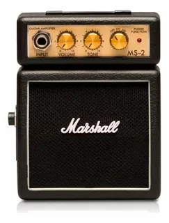 Mini Amplificador De Guitarra Marshall Ms-2 + Garantía