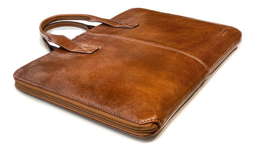 Imagen 8 de 9 de Maletin Portafolio Cuero Hombre Mujer Porta Notebook 15.6 Pulgadas Tamaño Oficio Dos Divisiones Ejecutivo Modelo 1089
