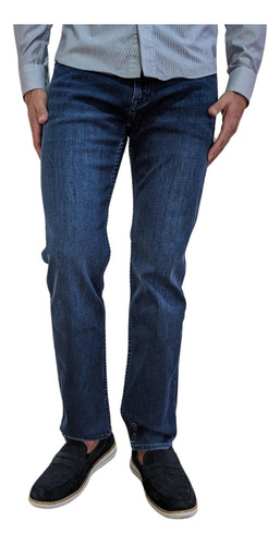 Duc Denim - Jeans Para Hombre Corte Recto - Electric - Azul