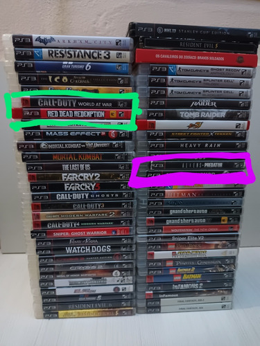 Coleção Lote De Games Ps3 Playstation 3 - Só Nata!! (Usado)