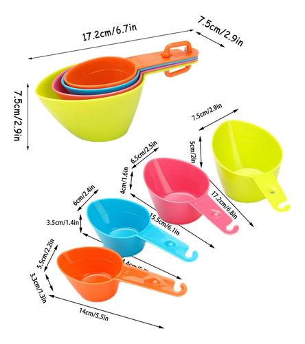 Cx Cucharas Medidoras De Cocina Cuchara Medidora De