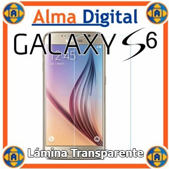 Lamina Protector Pantalla Transparente Samsung S6 Svi