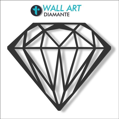 Cuadro Decorativo En Madera Calada Diamante Xl
