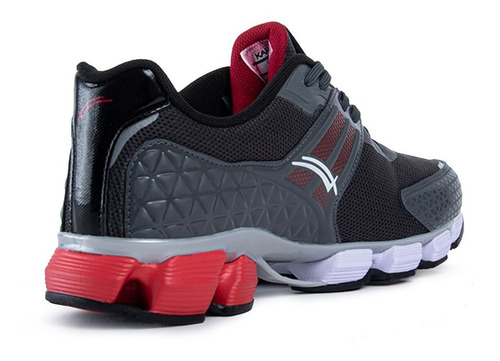 Imagen 4 de 6 de Tenis Para Correr Hombre Karosso Oxford Rojo 6331