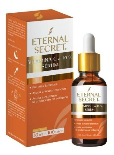 Serum Aclara Manchas Vitamina C Al 10% Eternal Secret Tipo de piel Todo tipo de piel